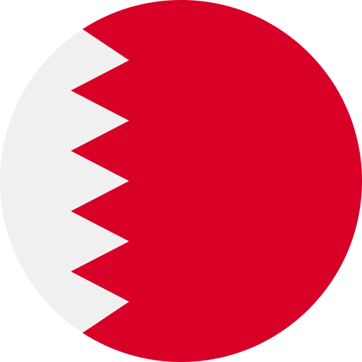 Bahrain Circle Flag
