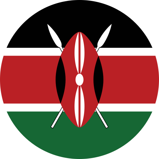 Kenya Circle Flag