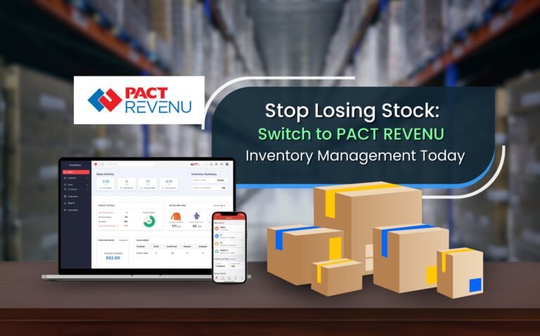 Inventory management software Saudi Arabia by PACT REVENU to reduce stock loss and improve warehouse efficiency