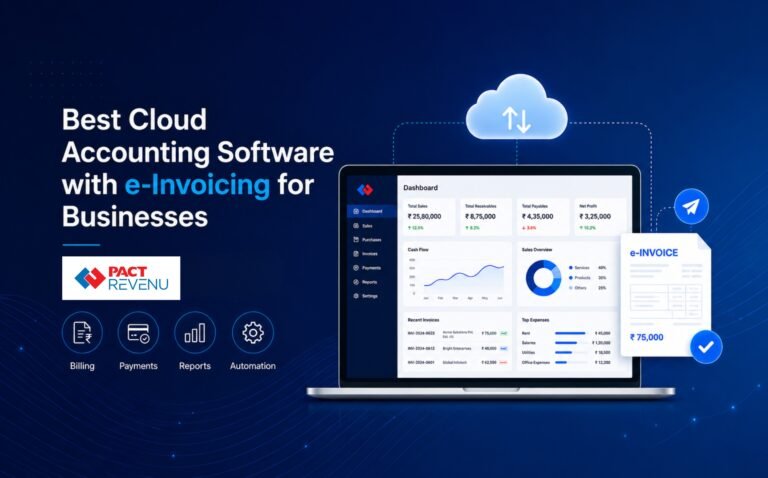 Best Cloud Accounting Software with e-Invoicing for Businesses in Saudi Arabia | PACT REVENU